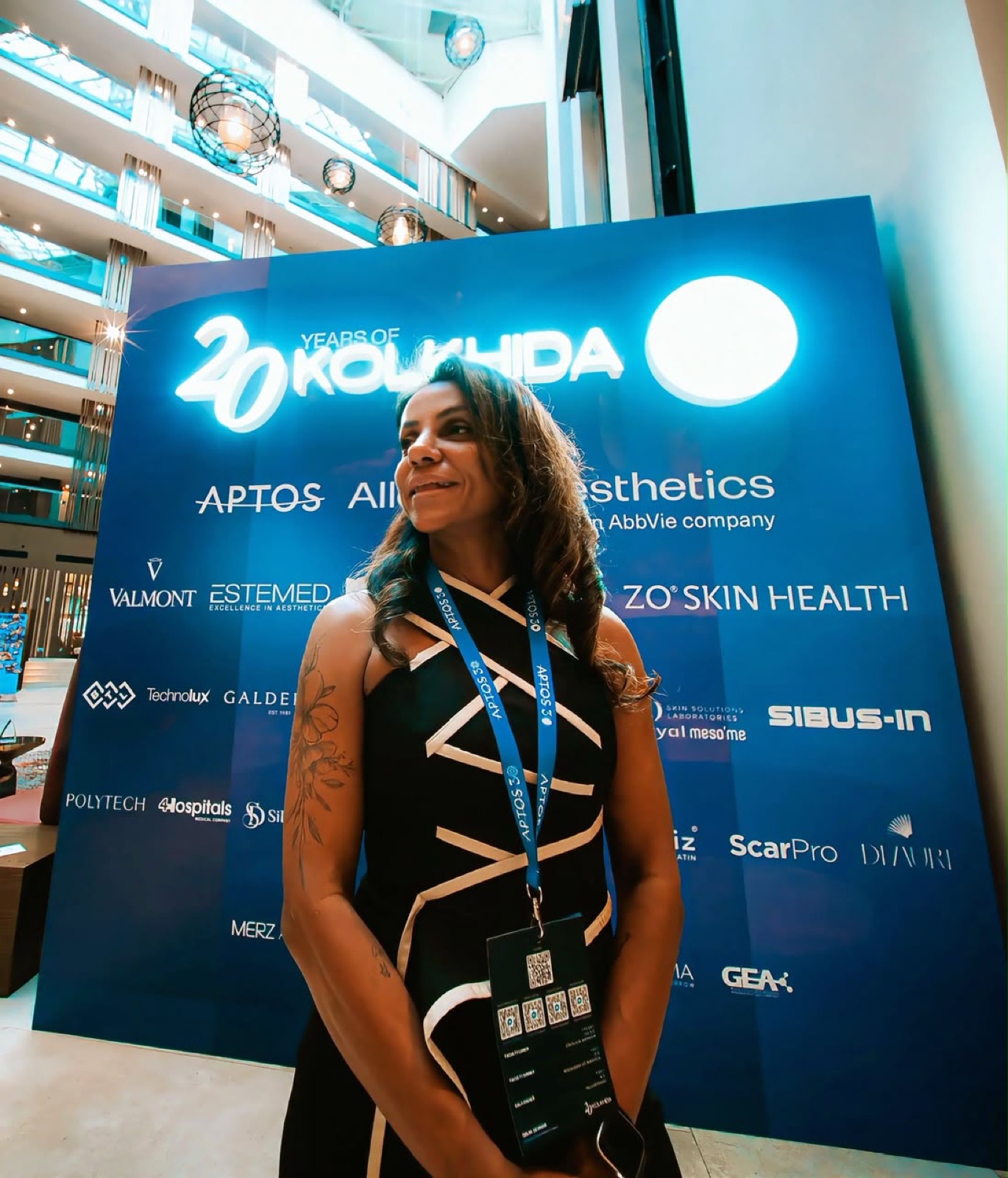 Dra. Marcela Araujo em congresso internacional de dermatologia