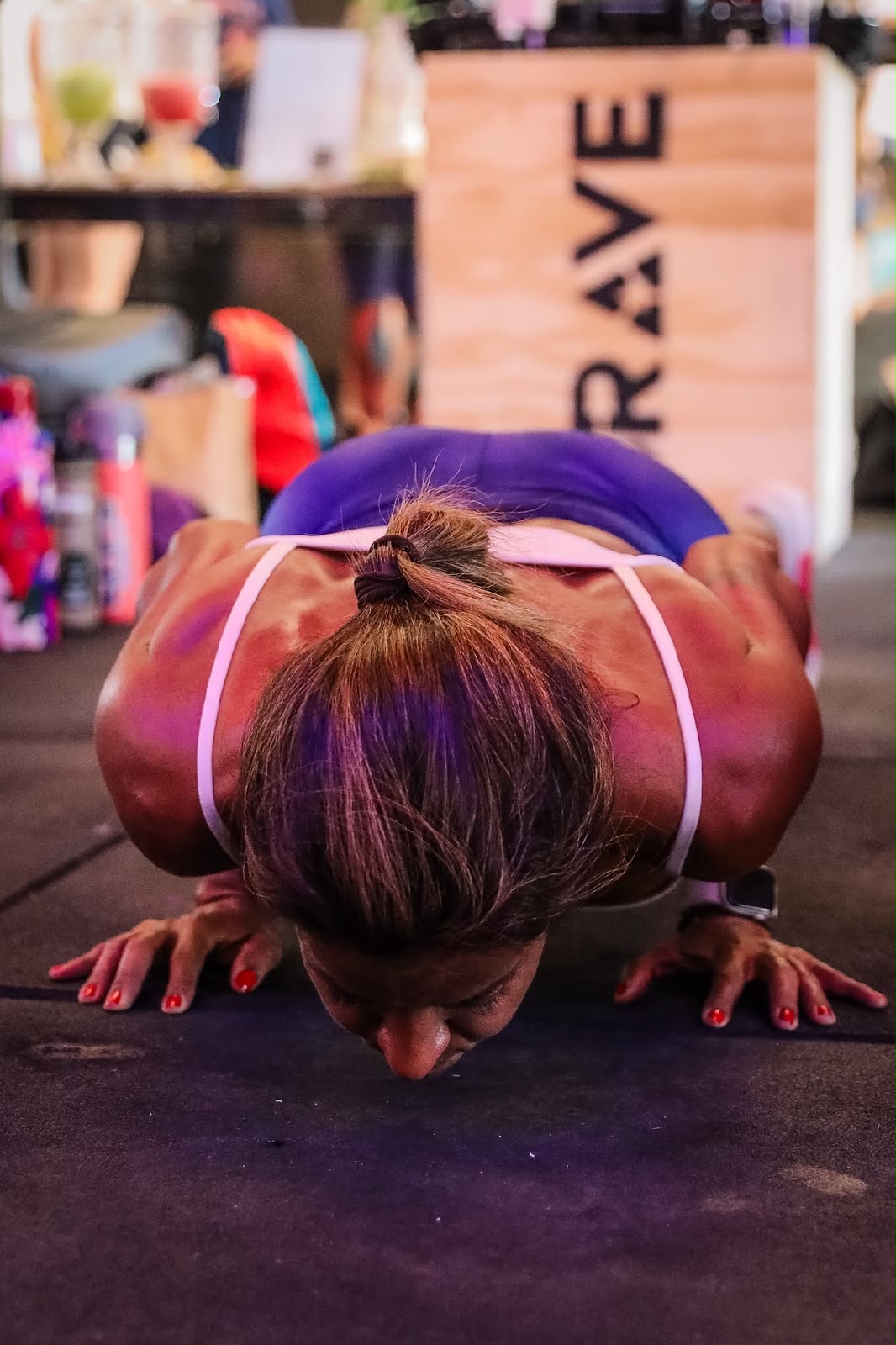 Dra. Marcela Araujo treinando CrossFit